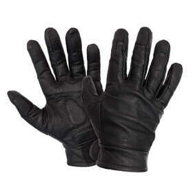 Hatch black leather mechanics gloves, available in a range of sizes.